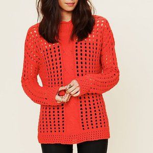 Free People Open Stitch Cable Pullover